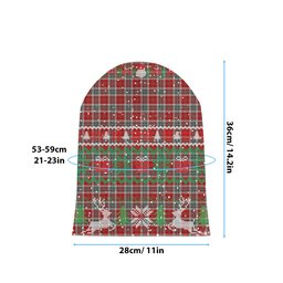 ScotsTee Shop Scottish MacLean of Duart Dress 2 Tartan Plaid Christmas Deer Snowman Snowflake Bell Knit Beanie