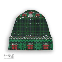 ScotsTee Shop Scottish Linden Tartan Plaid Christmas Deer Snowman Snowflake Bell Knit Beanie