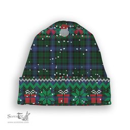 ScotsTee Shop Scottish MacIntyre Tartan Plaid Christmas Deer Snowman Snowflake Bell Knit Beanie