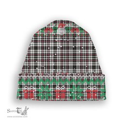 ScotsTee Shop Scottish Little Arisaid Ancient Tartan Plaid Christmas Deer Snowman Snowflake Bell Knit Beanie