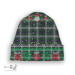 ScotsTee Shop Scottish MacKenzie Dress Tartan Plaid Christmas Deer Snowman Snowflake Bell Knit Beanie