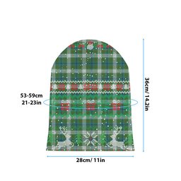 ScotsTee Shop Scottish Johnstone Dress Ancient Tartan Plaid Christmas Deer Snowman Snowflake Bell Knit Beanie