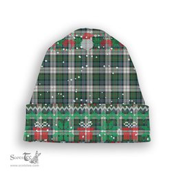 ScotsTee Shop Scottish Malcolm Dress Ancient Tartan Plaid Christmas Deer Snowman Snowflake Bell Knit Beanie