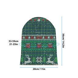 ScotsTee Shop Scottish Lyon Ancient Tartan Plaid Christmas Deer Snowman Snowflake Bell Knit Beanie