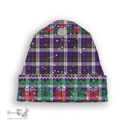 ScotsTee Shop Scottish MacDonald Dress Modern SC Tartan Plaid Christmas Deer Snowman Snowflake Bell Knit Beanie
