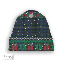 ScotsTee Shop Scottish Hope Clan Originaux Tartan Plaid Christmas Deer Snowman Snowflake Bell Knit Beanie