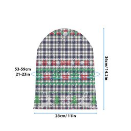 ScotsTee Shop Scottish Hannay Modern Tartan Plaid Christmas Deer Snowman Snowflake Bell Knit Beanie