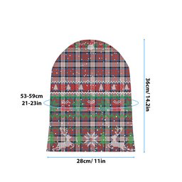ScotsTee Shop Scottish MacDonald Dress Irish Ancient Tartan Plaid Christmas Deer Snowman Snowflake Bell Knit Beanie