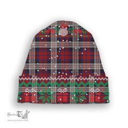 ScotsTee Shop Scottish MacDonald Dress Irish Tartan Plaid Christmas Deer Snowman Snowflake Bell Knit Beanie