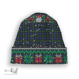ScotsTee Shop Scottish Gow Hunting Tartan Plaid Christmas Deer Snowman Snowflake Bell Knit Beanie