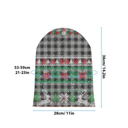 ScotsTee Shop Scottish Glendinning Tartan Plaid Christmas Deer Snowman Snowflake Bell Knit Beanie