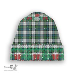 ScotsTee Shop Scottish Graham Dress Ancient Tartan Plaid Christmas Deer Snowman Snowflake Bell Knit Beanie