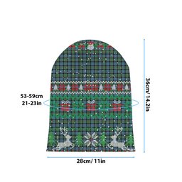 ScotsTee Shop Scottish McKay Ancient Tartan Plaid Christmas Deer Snowman Snowflake Bell Knit Beanie
