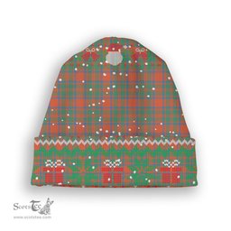ScotsTee Shop Scottish MacKintosh Ancient Tartan Plaid Christmas Deer Snowman Snowflake Bell Knit Beanie