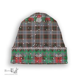 ScotsTee Shop Scottish Innes Red Dress Dance Tartan Plaid Christmas Deer Snowman Snowflake Bell Knit Beanie