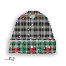 ScotsTee Shop Scottish MacFie of Colonsay Dress Tartan Plaid Christmas Deer Snowman Snowflake Bell Knit Beanie