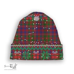 ScotsTee Shop Scottish MacColl Hunting Tartan Plaid Christmas Deer Snowman Snowflake Bell Knit Beanie