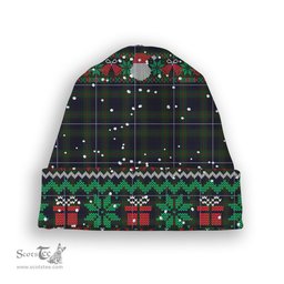ScotsTee Shop Scottish Humphries Tartan Plaid Christmas Deer Snowman Snowflake Bell Knit Beanie