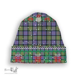 ScotsTee Shop Scottish MacDonald Ancient Tartan Plaid Christmas Deer Snowman Snowflake Bell Knit Beanie