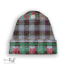 ScotsTee Shop Scottish McDonald Dress Ancient Tartan Plaid Christmas Deer Snowman Snowflake Bell Knit Beanie