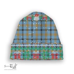 ScotsTee Shop Scottish Laing Ancient Tartan Plaid Christmas Deer Snowman Snowflake Bell Knit Beanie