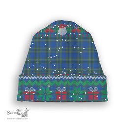 ScotsTee Shop Scottish Dallas Tartan Plaid Christmas Deer Snowman Snowflake Bell Knit Beanie