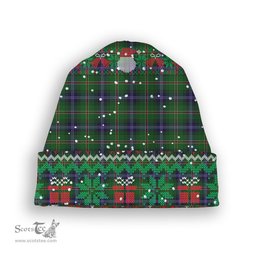 ScotsTee Shop Scottish Kerby Tartan Plaid Christmas Deer Snowman Snowflake Bell Knit Beanie