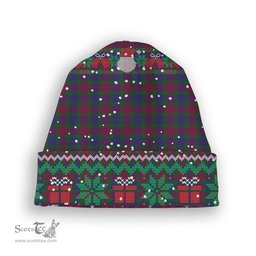 ScotsTee Shop Scottish Mar Dress - TD Tartan Plaid Christmas Deer Snowman Snowflake Bell Knit Beanie