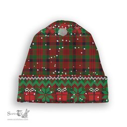 ScotsTee Shop Scottish MacNeacail Tartan Plaid Christmas Deer Snowman Snowflake Bell Knit Beanie