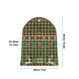 ScotsTee Shop Scottish McMillan Old Modern Tartan Plaid Christmas Deer Snowman Snowflake Bell Knit Beanie