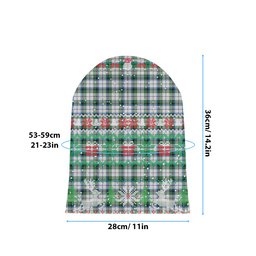 ScotsTee Shop Scottish Mcnaghten Dress Ancient Tartan Plaid Christmas Deer Snowman Snowflake Bell Knit Beanie