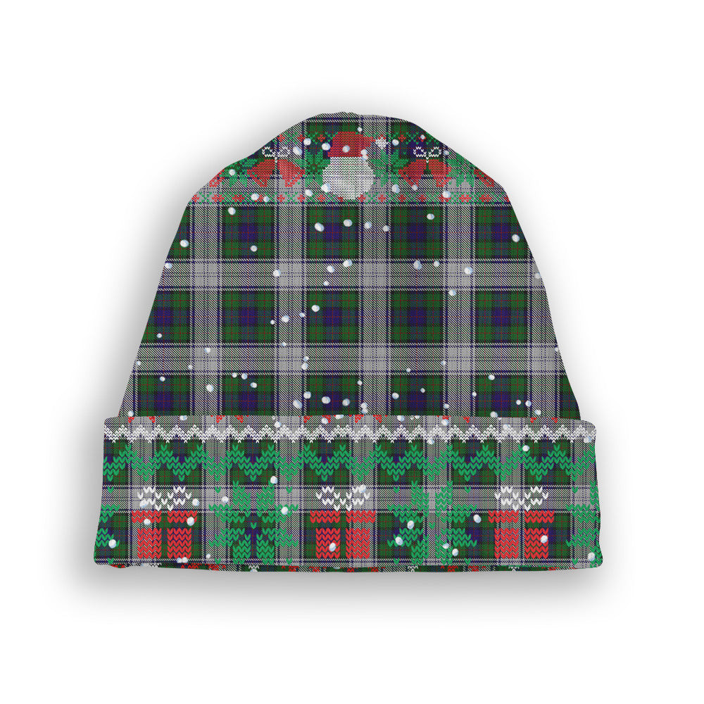 ScotsTee Shop Scottish Murray of Atholl Dress Tartan Plaid Christmas Deer Snowman Snowflake Bell Knit Beanie