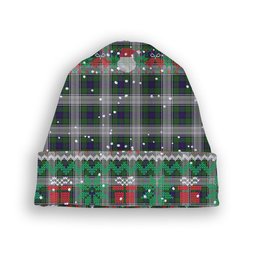 ScotsTee Shop Scottish Murray of Atholl Dress Tartan Plaid Christmas Deer Snowman Snowflake Bell Knit Beanie