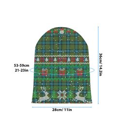 ScotsTee Shop Scottish Moore Ancient Tartan Plaid Christmas Deer Snowman Snowflake Bell Knit Beanie