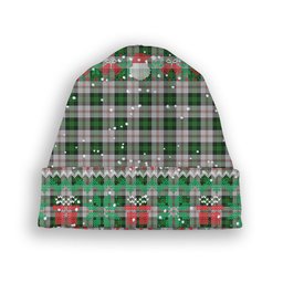 ScotsTee Shop Scottish Ross Arisaid Tartan Plaid Christmas Deer Snowman Snowflake Bell Knit Beanie
