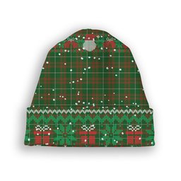 ScotsTee Shop Scottish O'Neill Australia Tartan Plaid Christmas Deer Snowman Snowflake Bell Knit Beanie