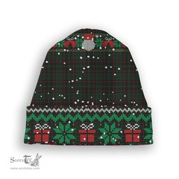 ScotsTee Shop Scottish Renwick Tartan Plaid Christmas Deer Snowman Snowflake Bell Knit Beanie