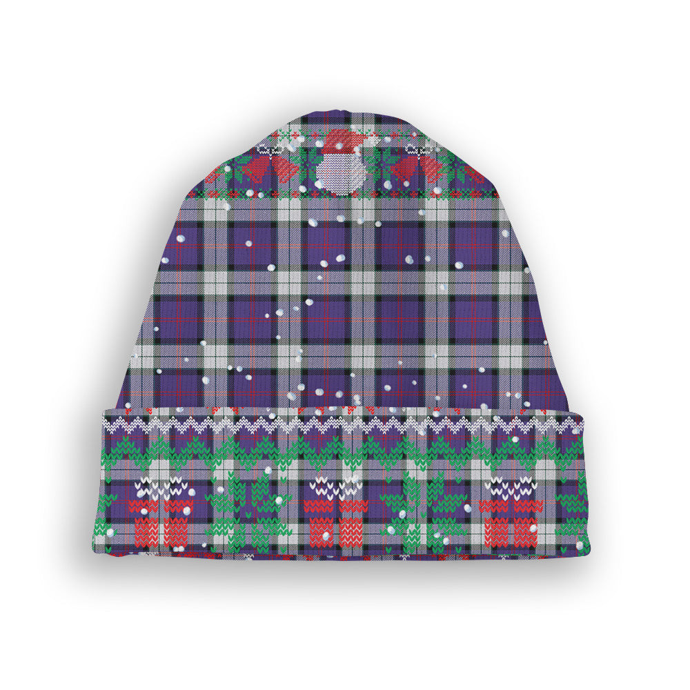 ScotsTee Shop Scottish Sinclair Dress (Dance) Modern Clan Tartan Plaid Christmas Deer Snowman Snowflake Bell Knit Beanie