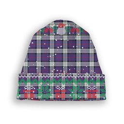 ScotsTee Shop Scottish Sinclair Dress (Dance) Modern Clan Tartan Plaid Christmas Deer Snowman Snowflake Bell Knit Beanie
