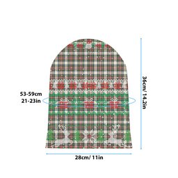 ScotsTee Shop Scottish Stewart Dress Modern SC Tartan Plaid Christmas Deer Snowman Snowflake Bell Knit Beanie