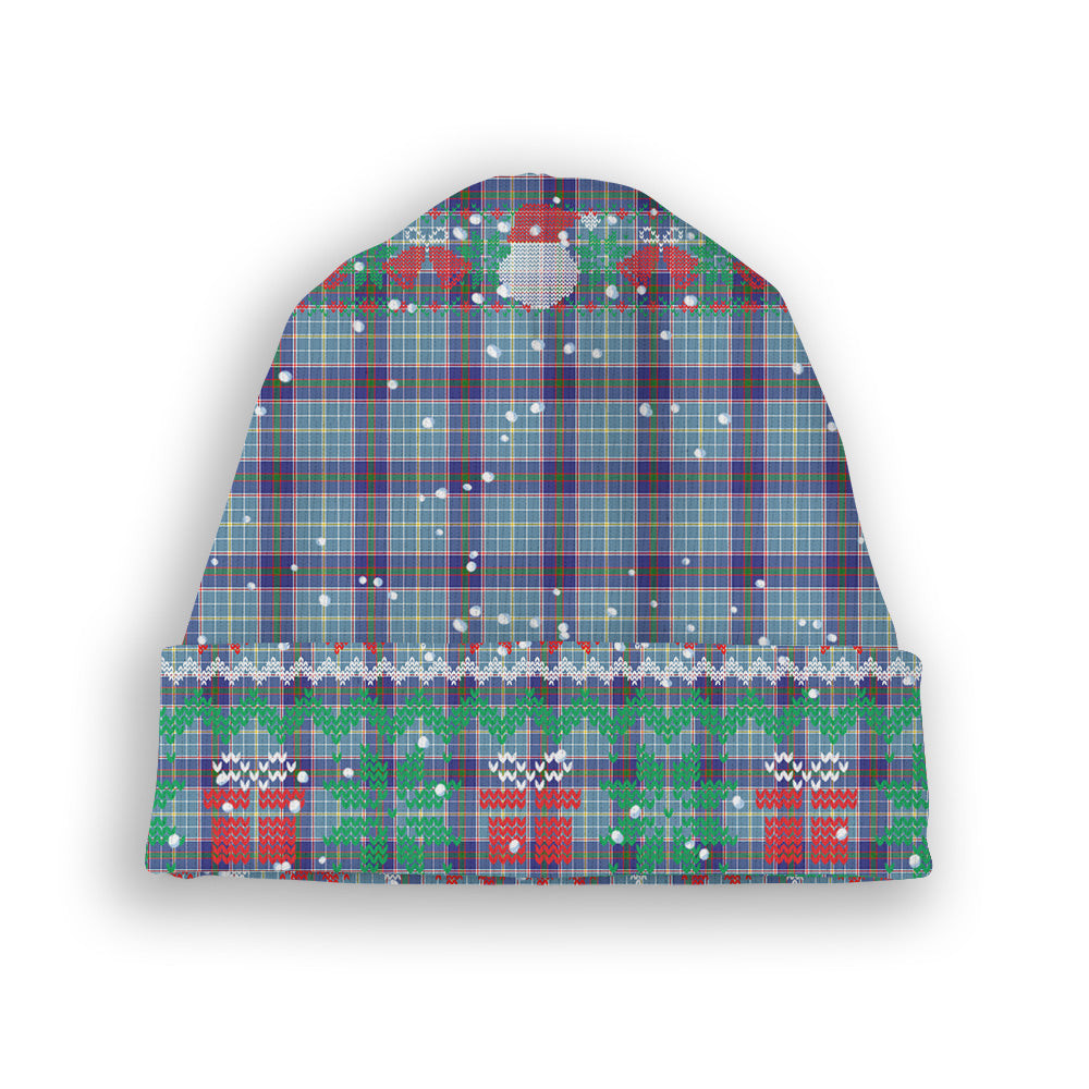 ScotsTee Shop Scottish Texas Bluebonnet Tartan Plaid Christmas Deer Snowman Snowflake Bell Knit Beanie