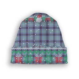 ScotsTee Shop Scottish Texas Bluebonnet Tartan Plaid Christmas Deer Snowman Snowflake Bell Knit Beanie