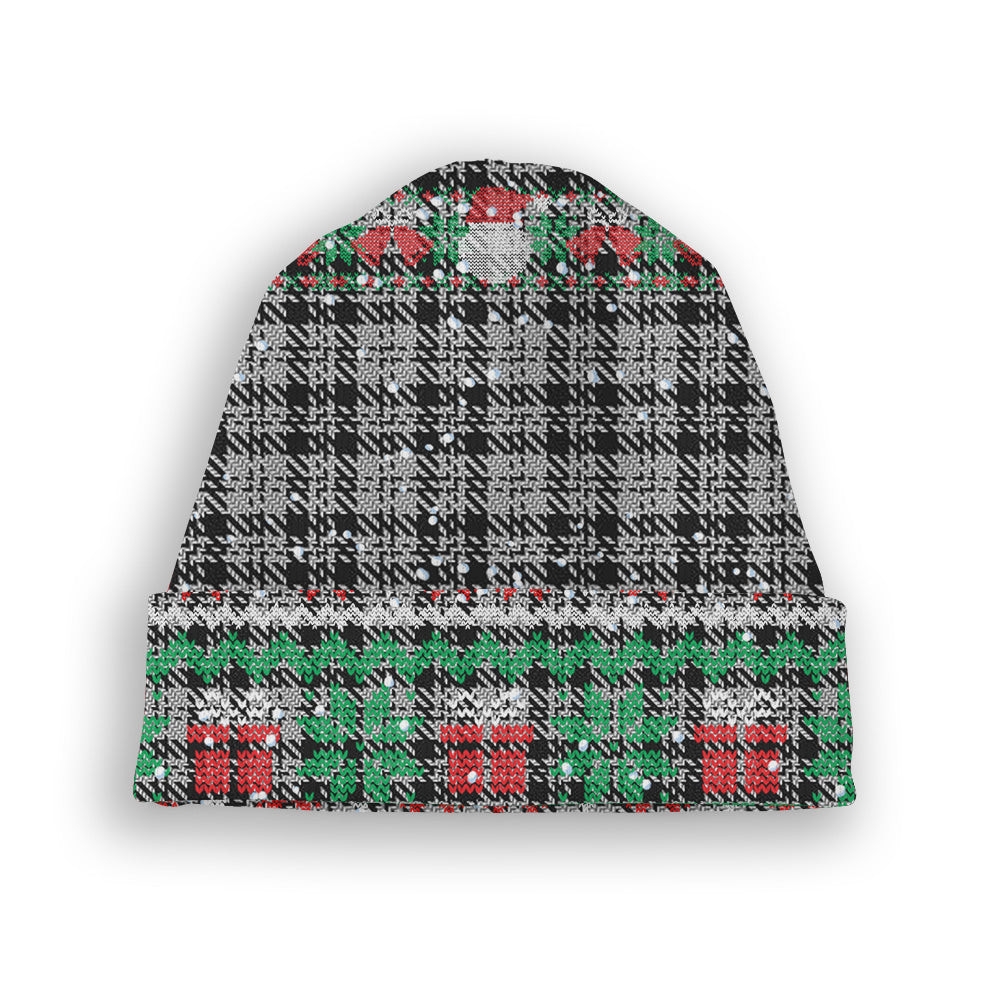 ScotsTee Shop Scottish Scott Abbreviated Tartan Plaid Christmas Deer Snowman Snowflake Bell Knit Beanie