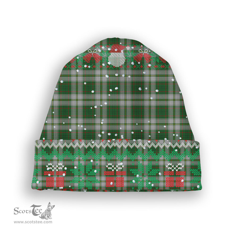 ScotsTee Shop Scottish Tailyour Dress Tartan Plaid Christmas Deer Snowman Snowflake Bell Knit Beanie