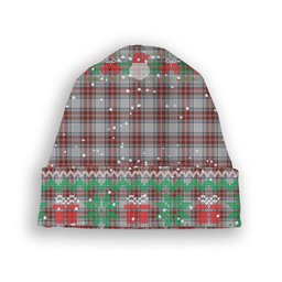 ScotsTee Shop Scottish Seller Reproduction Dress Tartan Plaid Christmas Deer Snowman Snowflake Bell Knit Beanie