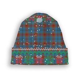 ScotsTee Shop Scottish Traill Tartan Plaid Christmas Deer Snowman Snowflake Bell Knit Beanie