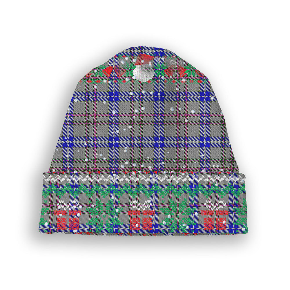 ScotsTee Shop Scottish Yes Scotland Tartan Plaid Christmas Deer Snowman Snowflake Bell Knit Beanie
