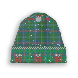 ScotsTee Shop Scottish Young Ancient Tartan Plaid Christmas Deer Snowman Snowflake Bell Knit Beanie