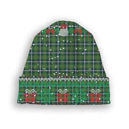 ScotsTee Shop Scottish Young Life International Scotland Tartan Plaid Christmas Deer Snowman Snowflake Bell Knit Beanie
