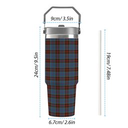 ScotsTee Shop Scottish Anderson MacGregor Hastie 1 Tartan Flip Straw Tumbler 20oz 30oz